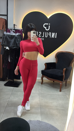 CONJUNTO COM SEMI-EMPINA MANGA LONGA - comprar online