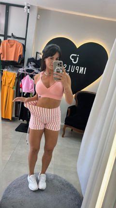 CONJUNTO SHORT SEMI EMPINA TAM Ú. 34 AO 42 - InPulse Fitness
