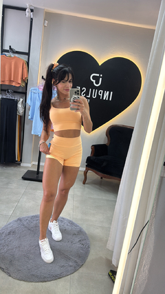 CONJUNTO SHORT sem costura summer - loja online