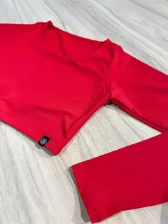 CROPPED EVA VERMELHO