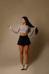 Cropped Betina Cinza