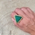 Anel Triangulo | quartzo verde e turmalina verde clara - comprar online