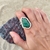 Anel Geo Terra | quartzo verde - comprar online