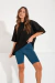 REMERA OVERSIZE LISA NEGRA