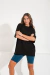 REMERA OVERSIZE LISA NEGRA