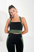 TOP COQUETTE LISO VERDE + NEGRO REVERSIBLE - LILA + VERDE MILITAR LISO - ZOI WEAR