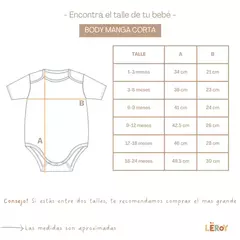 Body Happy Manga corta - Leroy Mayorista