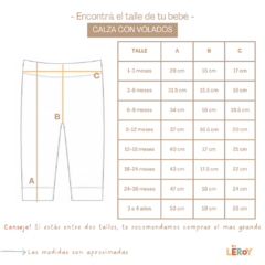 Calza con volados en internet