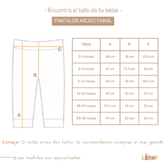 Pantalón Micro Panal - Leroy Mayorista