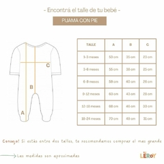 Pijama enterito Hanna morley - Leroy Mayorista