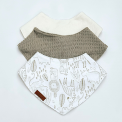 Pack X3 de Baberos Surtidos - comprar online