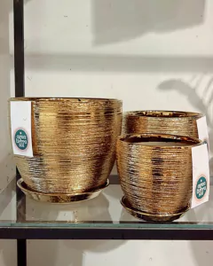 Maceta de ceràmica Golden en internet