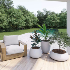 Batea Rotomoldeada Grande Beige - Su Florista