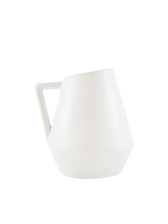 Florero Jarron Blanco Mate