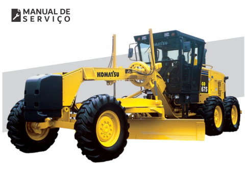 Manual Oficina Serviço Motoniveladora Komatsu D555-3C GD655-3C GD675-3C - comprar online