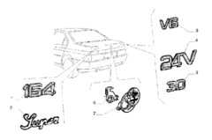 Catálogo de Peças Alfa Romeo 164 3.0 V6 1990 - 1992