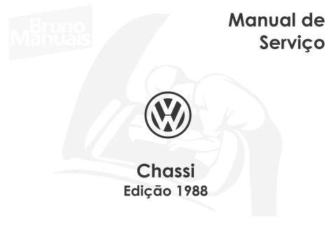 Manual Reparação e Serviço Chassi Volkswagen Fusca Ed. 1988