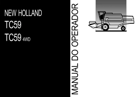 Manual do Operador para Colheitadeiras New Holland TC59 - comprar online