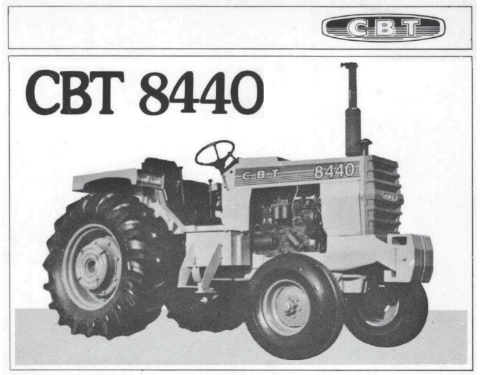 Manual do Operador para Trator CBT 8440 4X2 - comprar online