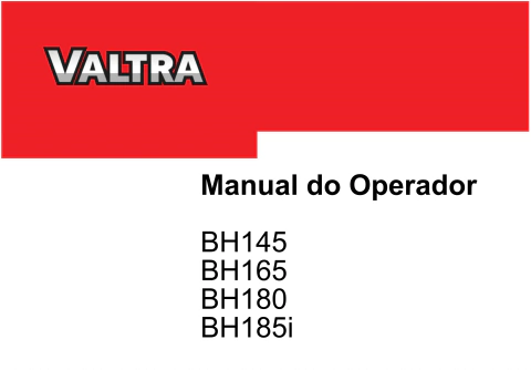 Manual do Operador para Tratores Valtra BH Geração 2 - comprar online