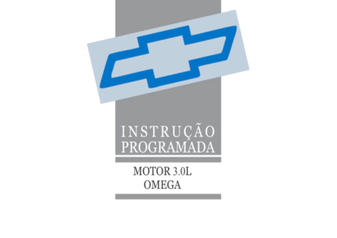 Manual Instrução Programada Motor 3.0L GM Omega Ed. 1993