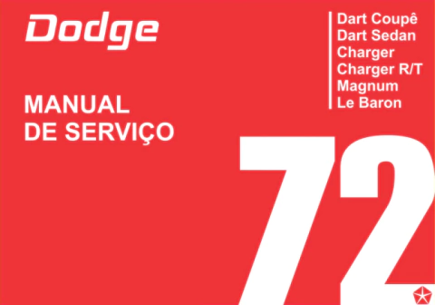 Manual Reparação Oficina e Serviço Dodge Dart Charger Magnum Le Baron Ed. 1979