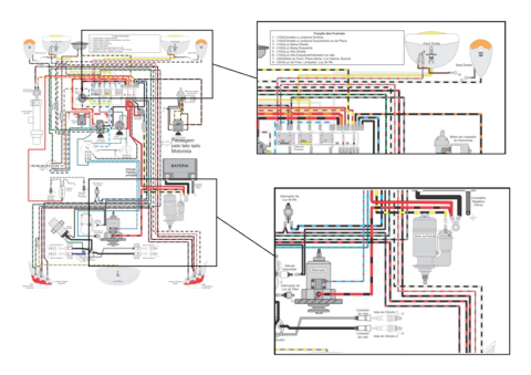 Esquema Elétrico Volkswagen Fusca 1967 - 1981 - comprar online