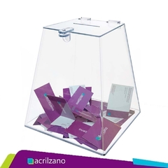 URNA PIRAMIDAL 20CM TRANSPARENTE KIT 6 unidades - AZ Loja