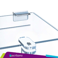 URNA PIRAMIDAL 30CM TRANSPARENTE - AZ Loja