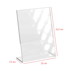 Display Acrilico Porta Retrato L A5 15x21 Kit/100 - loja online
