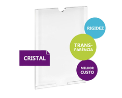 Display Parede Aviso A4 23,5cmx32cm - Kit/185 na internet