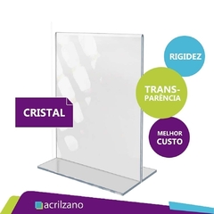 DISPLAY DE BANCADA T - A4 VERTICAL 21X30CM na internet