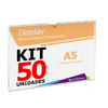 Display de parede - A5 Horizontal 21cmx14,80cm 50 unidades - comprar online