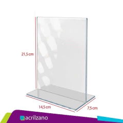 Kit 30 Display de Mesa T - A5 Vertical 21x15CM na internet