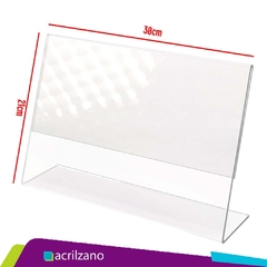 DISPLAY DE BANCADA L - A4 HORIZONTAL 30X21CM na internet