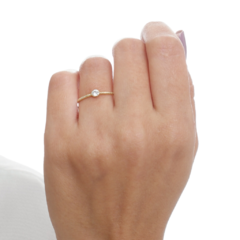 Anel alone banho ouro 18k - comprar online