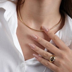 Colar aro banho ouro 18k - comprar online