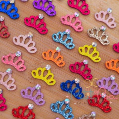 ADESIVO PET MINI COROA STRASS - BANHO E TOSA (20 UNIDADES) - Petit Poá Laços Especiais