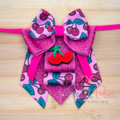 GARGANTILHA PET SALADA DE FRUTAS (6 UNIDADES) - Petit Poá Laços Especiais