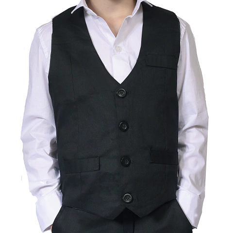 Chaleco satén para niños