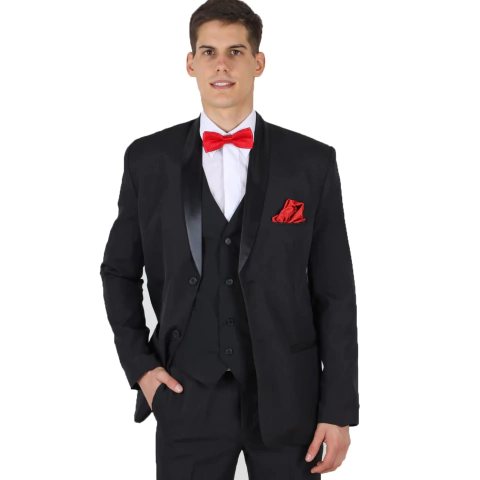 Smoking solapa de raso talles 46 al 76 - comprar online