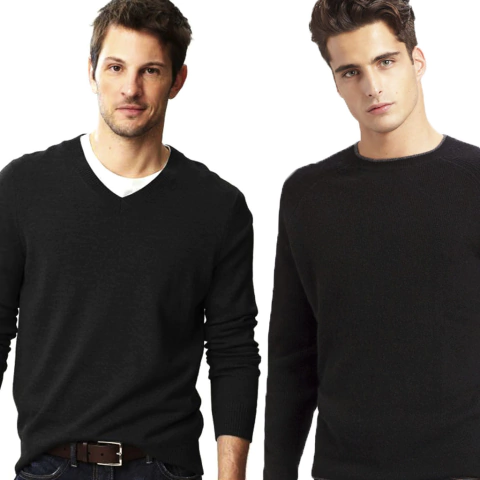 Sweater - pullover escote V y O