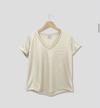 REMERA FOIL CHAMPAGNE