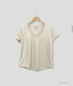 REMERA FOIL CHAMPAGNE - comprar online