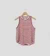 Musculosa Navy Roja