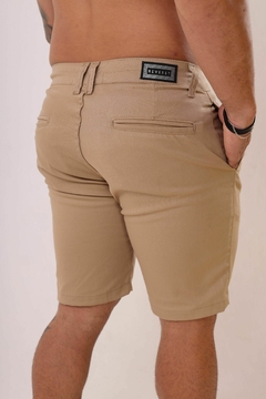 Bermuda Masculina Sarja Detalhe De Pinças Frontal, Revesst Jeans. 0000056 na internet