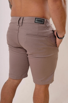 Bermuda Masculina Sarja Detalhe De Pinças Frontal, Revesst Jeans. 0000056 - loja online