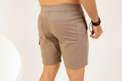 Short Mauricinho Sarja Detalhe De Bolso Cargo Revesst Jeans. 0000044 na internet
