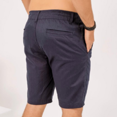 Bermuda Masculina Short Sarja Com Lycra, Com Detalhe De Cos De Elástico, Revesst Jeans. 0000023 - Revesst Jeans