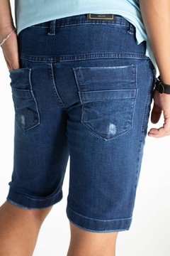 Bermuda Jeans Masculina Com Lycra, Detalhe De Bolso diferenciado, Revesst Jeans. 0000026 - comprar online